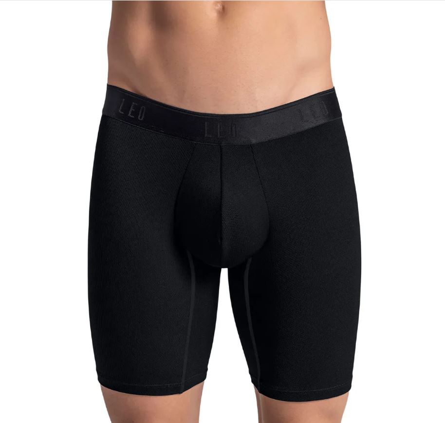 Bóxer largo deportivo de máxima frescura en microfibra Color: Negro