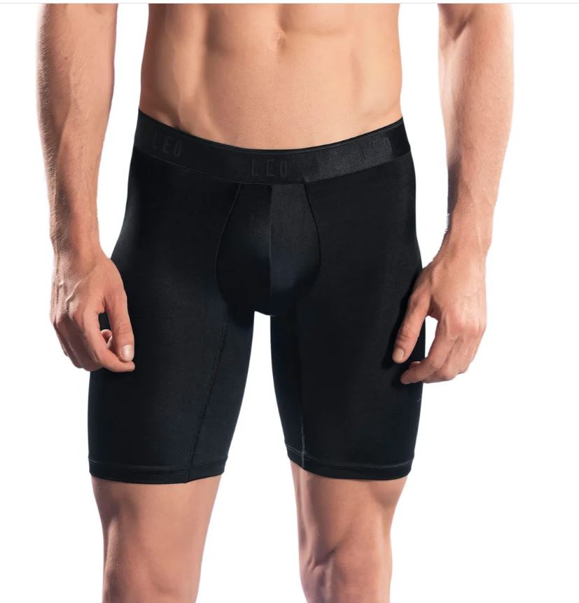 Bóxer largo en microfibra con diseño ergonómico